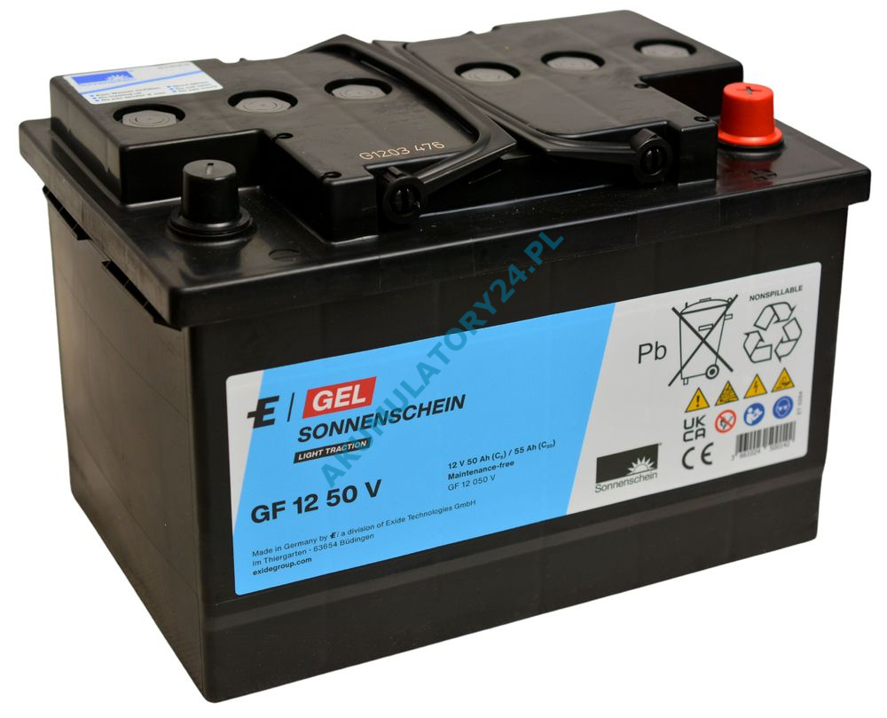 Sonnenschein GF12050V 12V GEL 55Ah GF 12 050 V