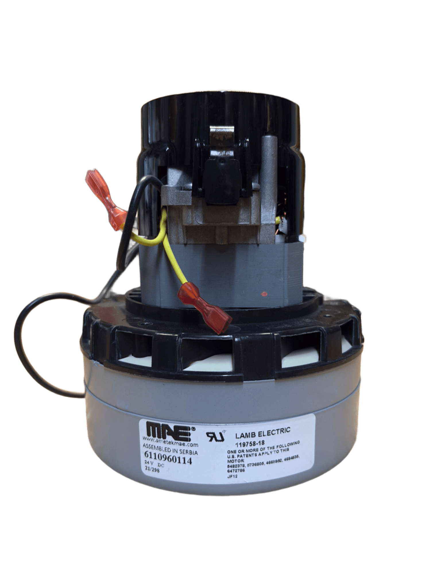 SILNIK SSĄCY 24V, 2TURBINOWY, OBWÓD AMETEK 491W 