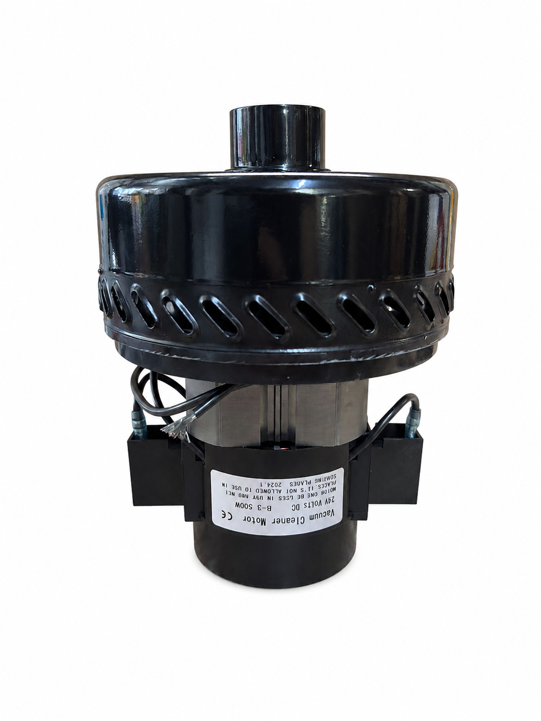 SILNIK SSĄCY 24V 500W 2-STOPNIOWY, OBWODOWY Z KRÓĆCEM