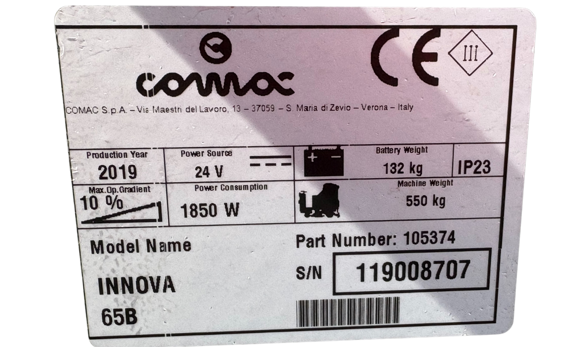 COMAC INNOVA 65B
