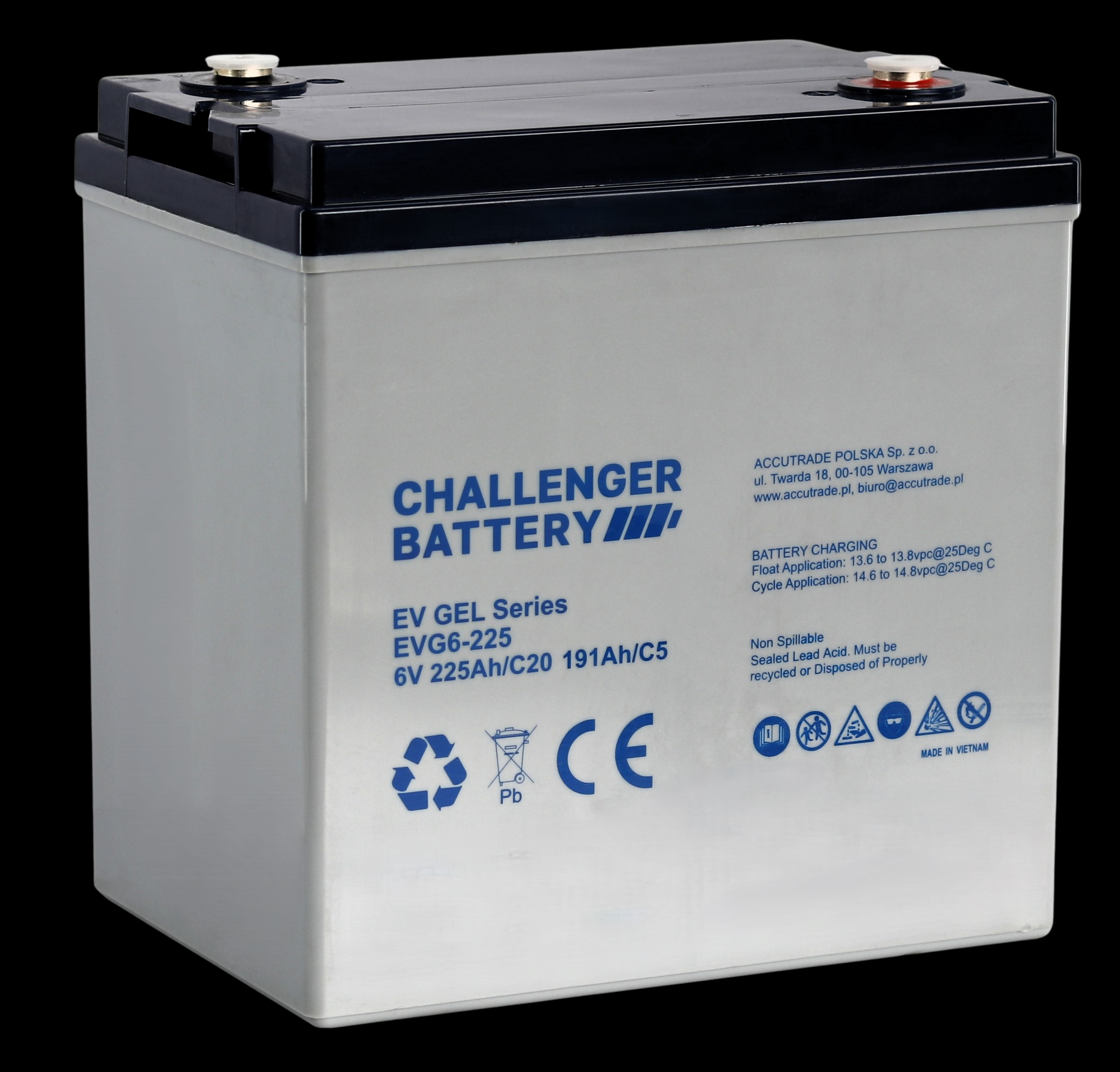 BATERIA CHALLENGER EVG 6-225 C5-215 GEL