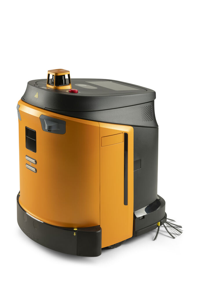 TASKI Phantas 1szt. - niewielki, autonomiczny robot do odkurzania, zamiatania, mopowania i mycia podłóg (urządzenie bez stacji)