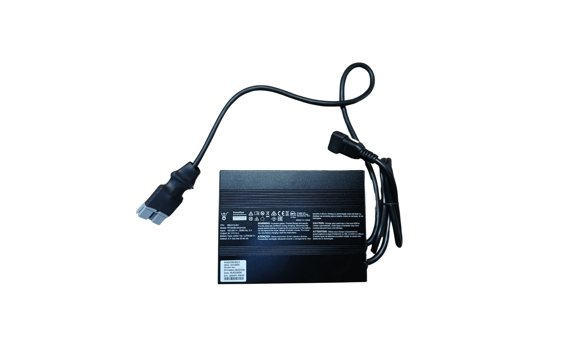 Gel-Ladegerät 24V 13A 100-240V TASKI