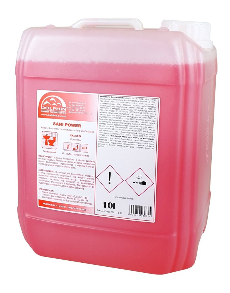 Sani Power kwaśny koncentrat rdza kamień