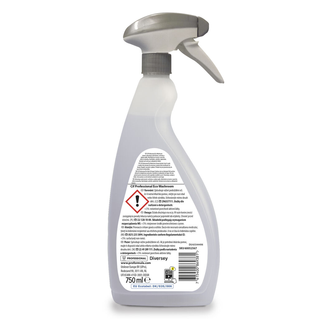 Cif Professional Eco Washroom 1x0.75L