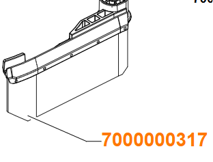 Osłona przeciwbryzgowa lewa TASKI ULTIMAXX 360