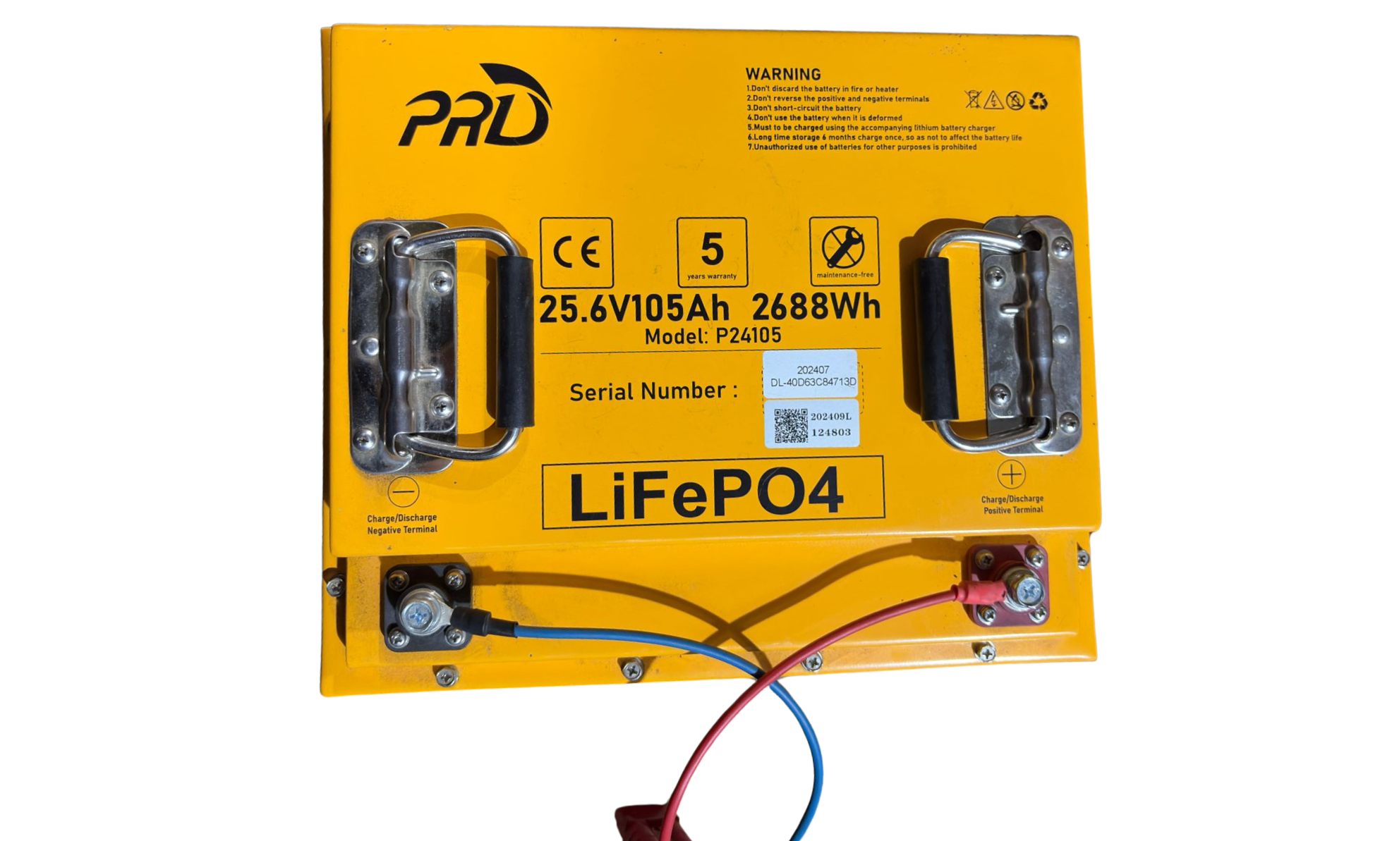 LIFEPO4 24V 105Ah  PRD