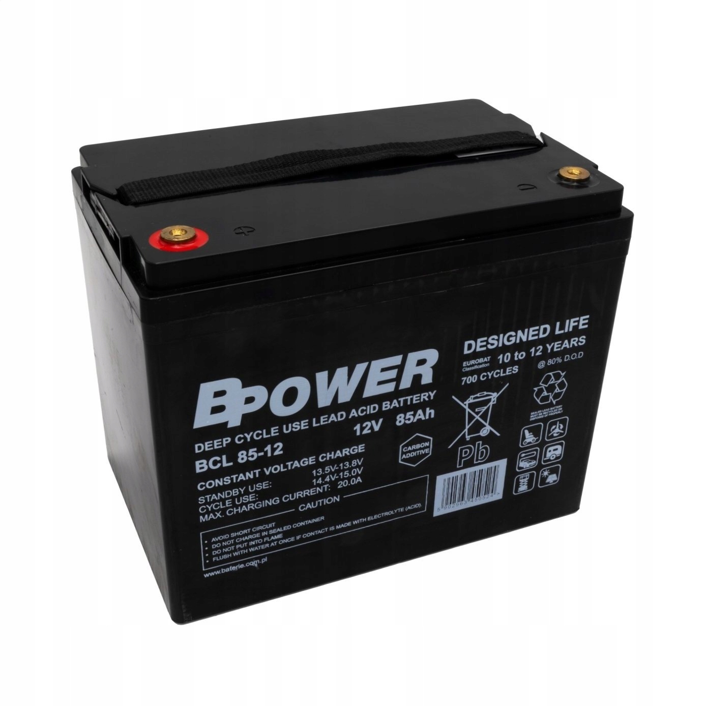 Akumulator Bpower 12V 85Ah Deep Cycle BCL 85-12