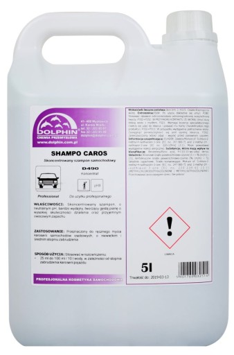 SHAMPO CAROS Handwäsche von Fahrzeugen
