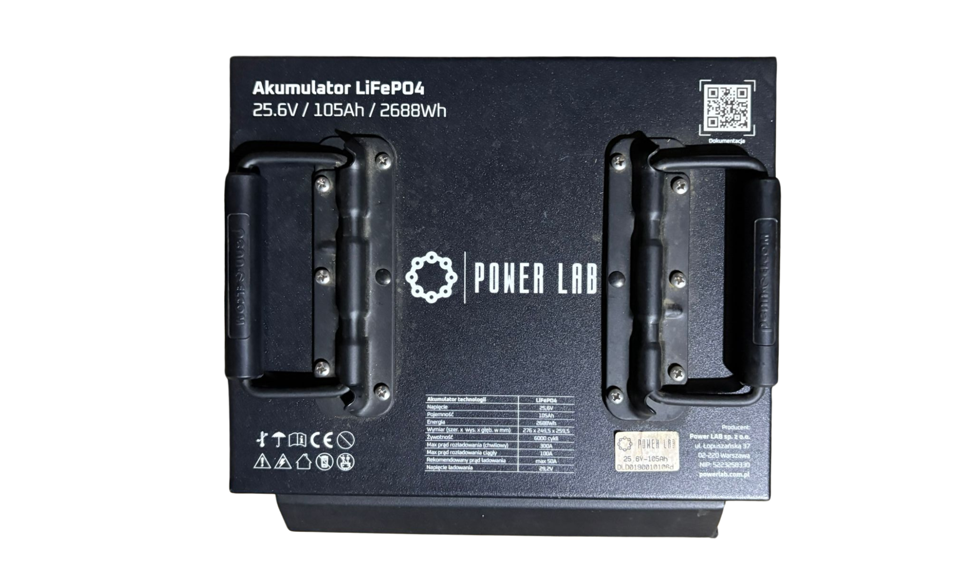LIFEPO4 24V105Ah POWER LAB