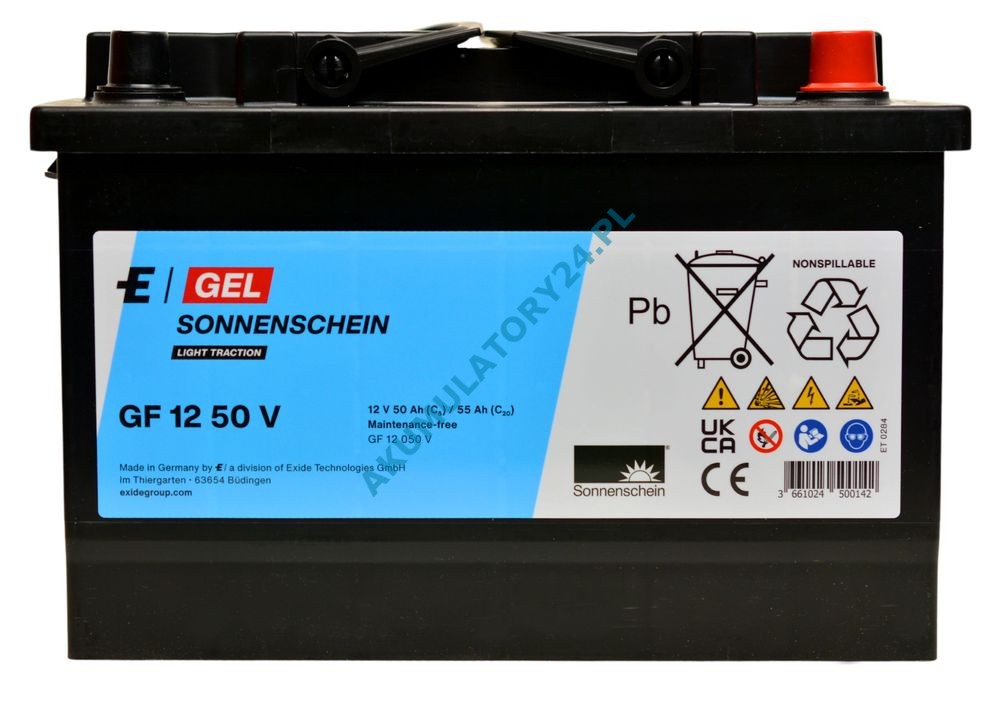 Sonnenschein GF12050V 12V GEL 55Ah GF 12 050 V