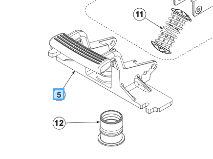 WSPORNIK ZBIERAKA NILFISK SC 401, SC 500, SC 550