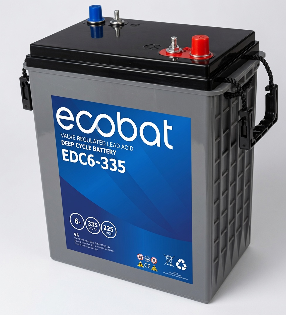 Bateria Ecobat EDC6-335, 6V 335Ah AGM 